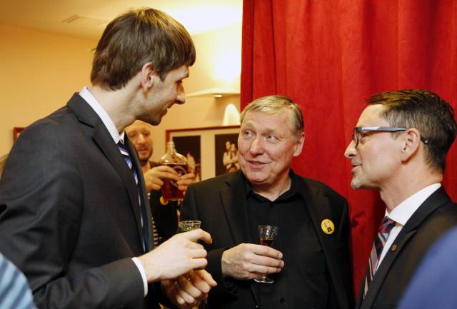 Martin Sýkora, Petr Dohnal a Martin Charvát už také v divadelním klubu. Foto Michal Klíma