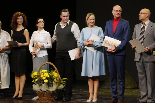 Diváci brněnské herce odměnili bouřlivou děkovačkou. Foto Michal Klíma 